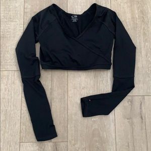 Champion Girl’s Athletic Crop Top with V Neck